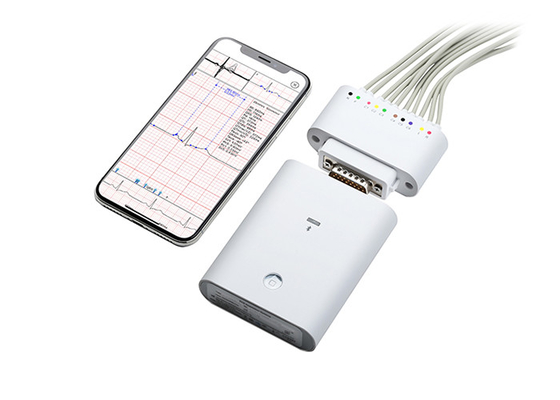 Registratore bianco di Plactis del dispositivo del monitoraggio di Iphone Ecg con Bluetooth senza fili