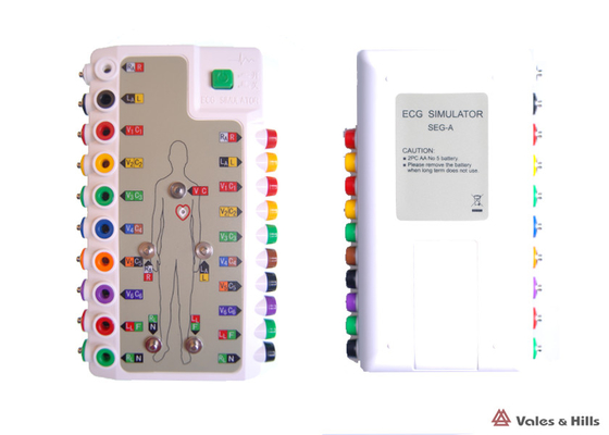 Rivelatore bianco ECG del simulatore di plastica dell'ABS per la Connessione Bluetooth della radio dell'IOS