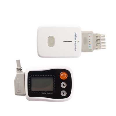 Monitor di cuore ambulatorio ECG del monitoraggio ambulatorio di precisione con esposizione LCD