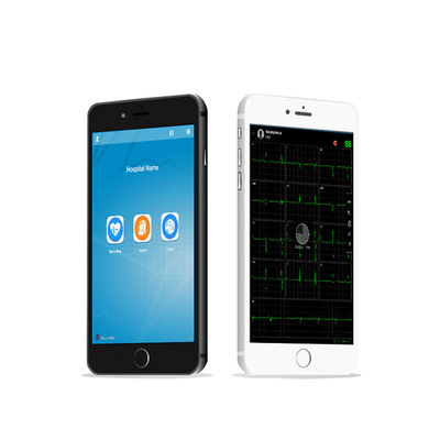 L'ecocardiografia di Bluetooth lavora il dispositivo a macchina della tasca ECG per sistema diagnostico del dispositivo mobile dell'IOS