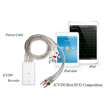 Cavo Ecg di Bluetooth 12 dell'ABS delle batterie di IPhone IPad